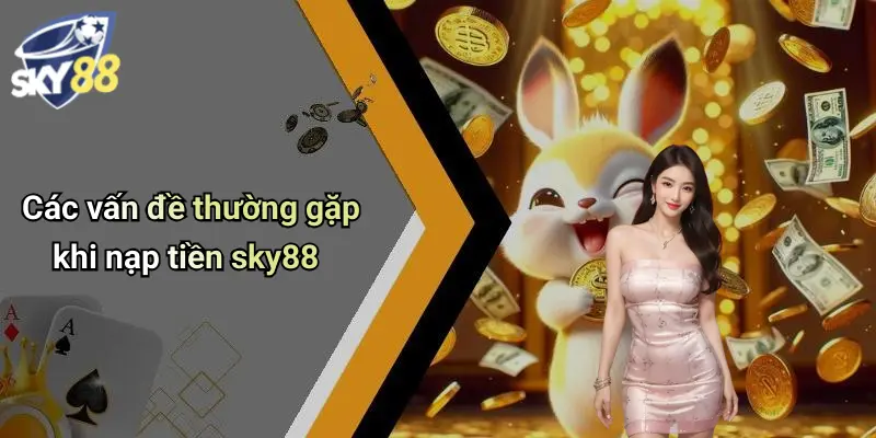 Các vấn đề thường gặp khi nạp tiền sky88