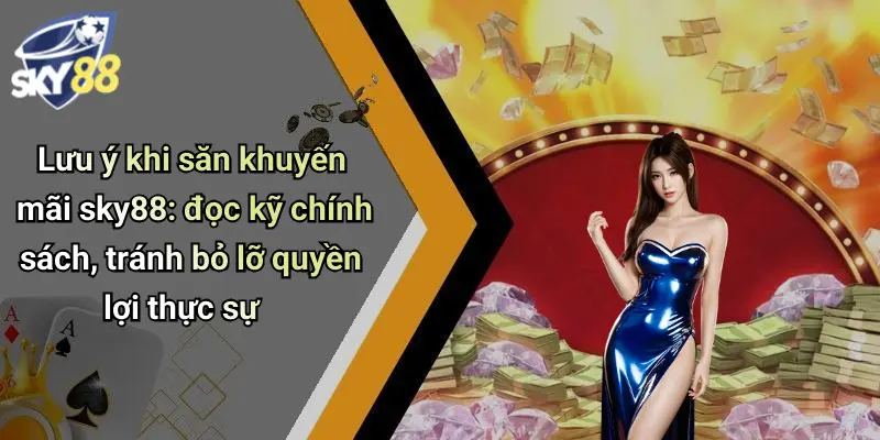 Lưu ý khi săn khuyến mãi sky88: đọc kỹ chính sách, tránh bỏ lỡ quyền lợi thực sự